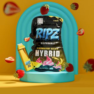 RIPZ Disposable 2g | Strawberry Gelato | Hybrid