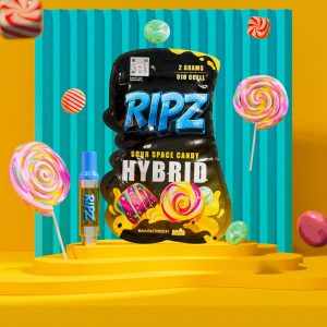 RIPZ Disposable Vape | Sour Space Candy | Hybrid