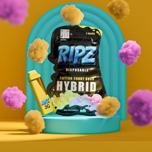 RIPZ 2G Disposable | Cotton Candy Kush | Hybrid