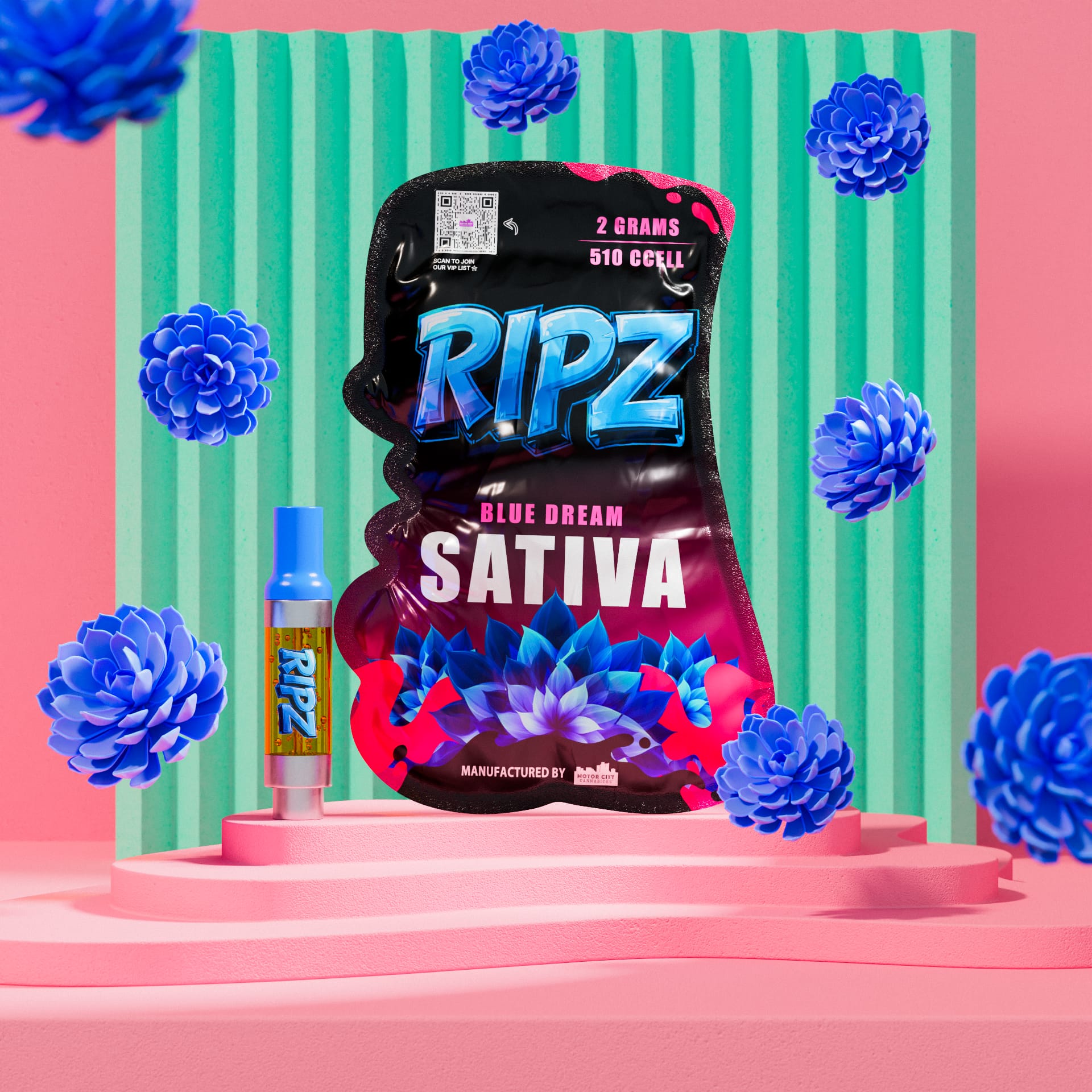 RIPZ Blue Dream 2G Disposable RIPZ Blue Dream 2G Disposable